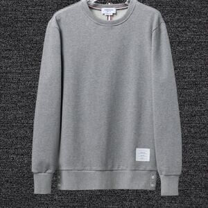 Thom Browne Grey Crew Neck Long Sleeve